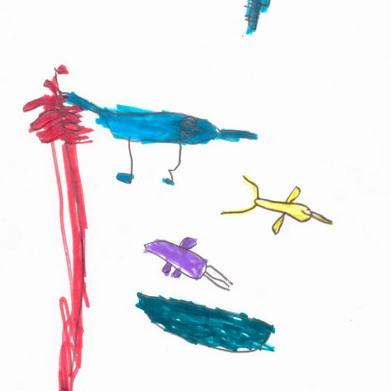 Ilustración del Taller de Ilustración en la Isla de la Plata en Bahía Málaga 2016