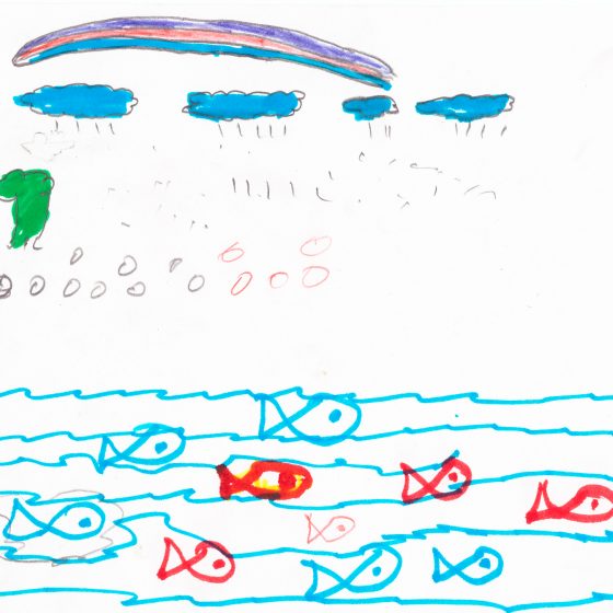 Ilustración del Taller de Ilustración en la Isla de la Plata en Bahía Málaga 2016
