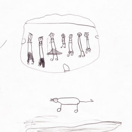 Ilustración del Taller de Ilustración en la Isla de la Plata en Bahía Málaga 2016