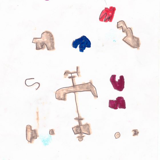Ilustración del Taller de Ilustración en la Isla de la Plata en Bahía Málaga 2016
