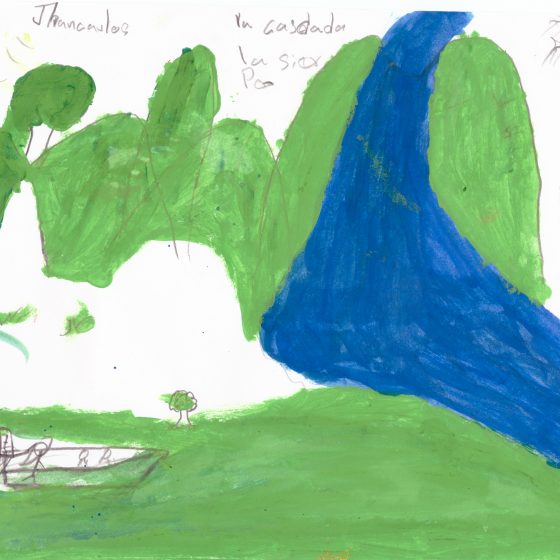 Ilustración del Taller de Ilustración en la Isla de la Plata en Bahía Málaga 2016