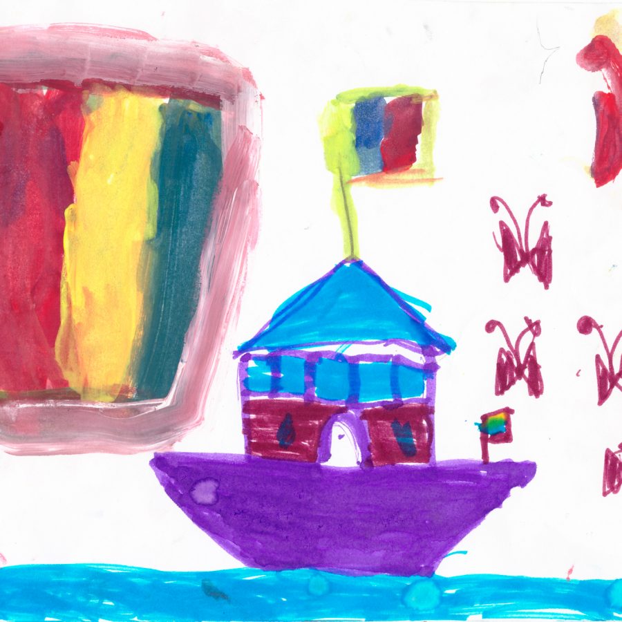 Ilustración del Taller de Ilustración en la Isla de la Plata en Bahía Málaga 2016
