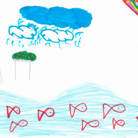 Ilustración del Taller de Ilustración en la Isla de la Plata en Bahía Málaga 2016