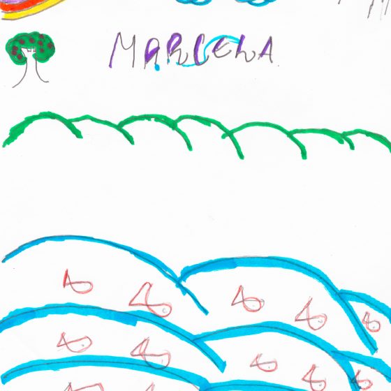 Ilustración del Taller de Ilustración en la Isla de la Plata en Bahía Málaga 2016